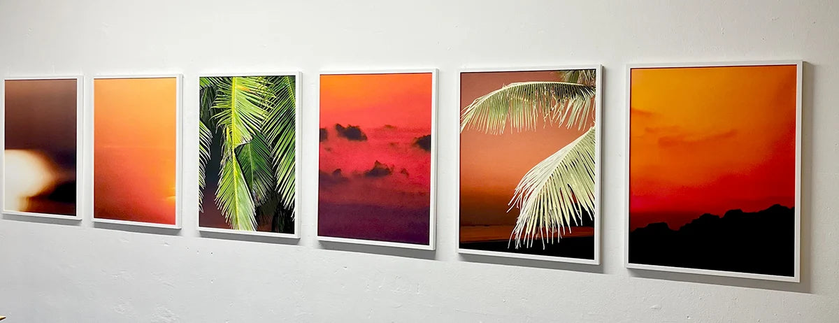 Ausstellungsansicht mit Werken der Serie "Lovely Hearts Club" von Christian Dammert, NUMA.WORKS Galerie Mannheim